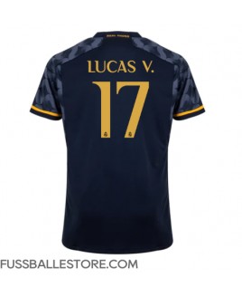 Günstige Real Madrid Lucas Vazquez #17 Auswärtstrikot 2023-24 Kurzarm